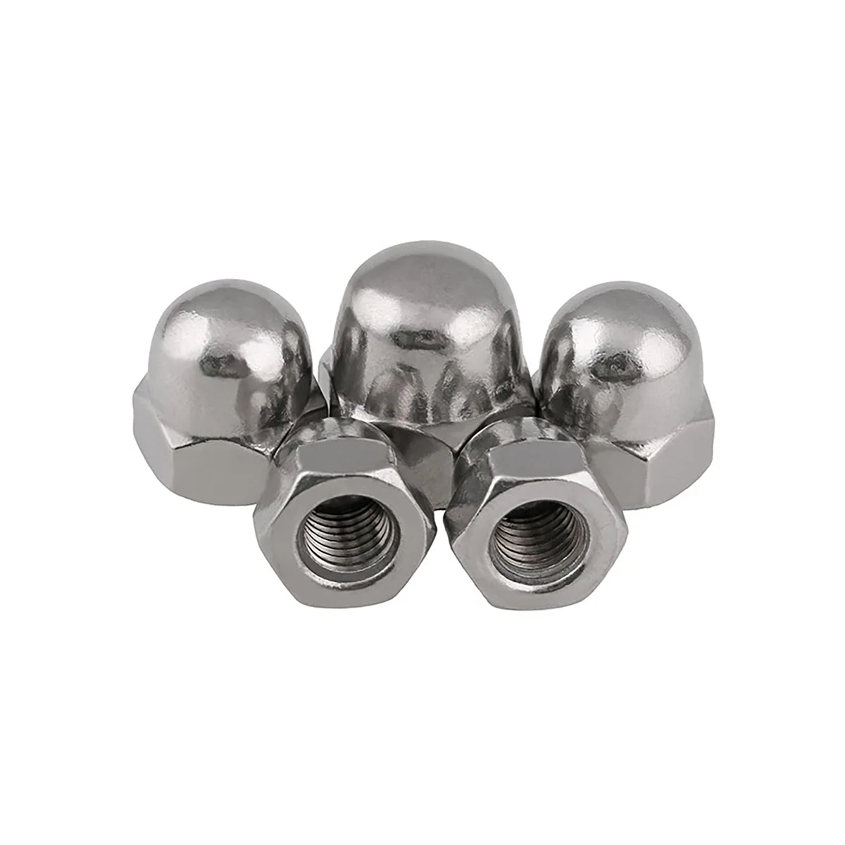 

Fine Thread Reverse Thread Cap Type Lock Nut 304 Stainless Steel Fastener M3 M4 M5 M6 M8 M10 M12 M14 M16