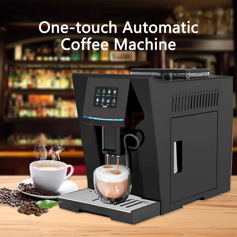 ITOP S8 Automatic Coffee Machine 19Bar ULKA Pump One-touch Automatic Espresso Americano Latte Cappuccino Coffee Machine 110-220V