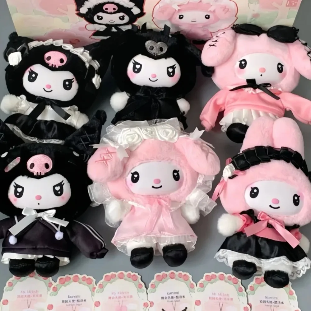 

Genuine Sanrio Kuromi & Melody Angel Garden Series Vinyl Blind Box Kawaii Mystery Box Pendants Doll Decor Toys As Gifts