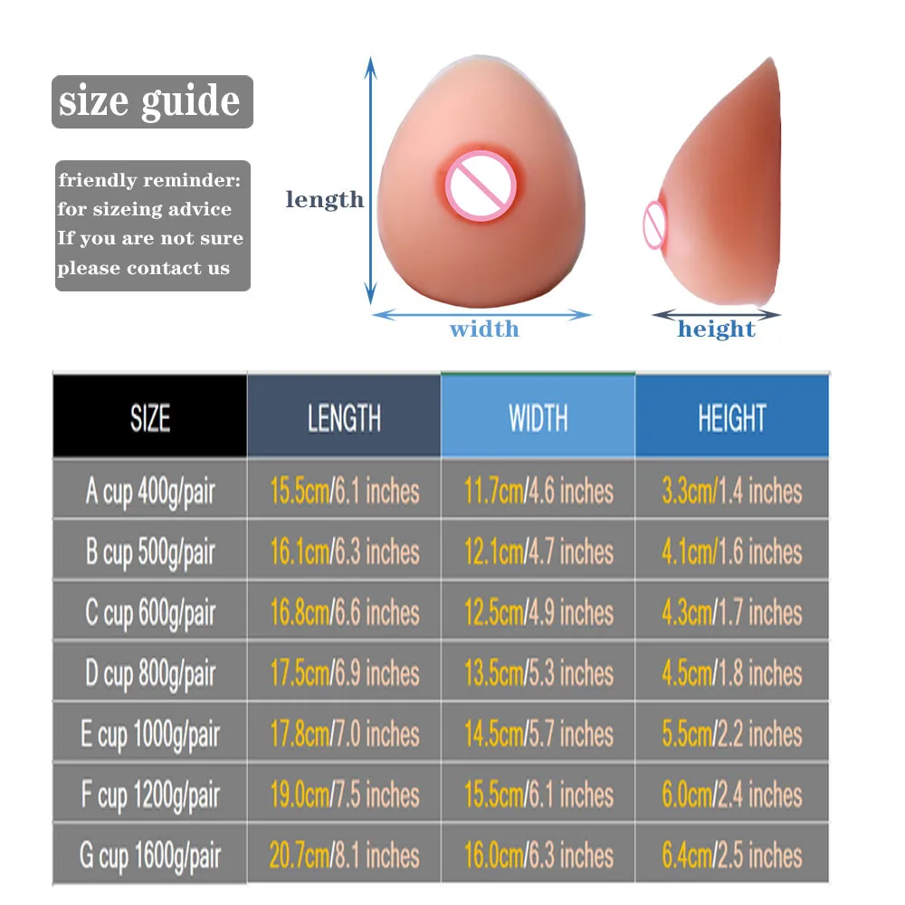 Huge Silicone Breast Forms Realistic Plump Boobs Pads Inset Bra Prosthesis For Mastectomy Crossdresser Transgender Trans Cosplay