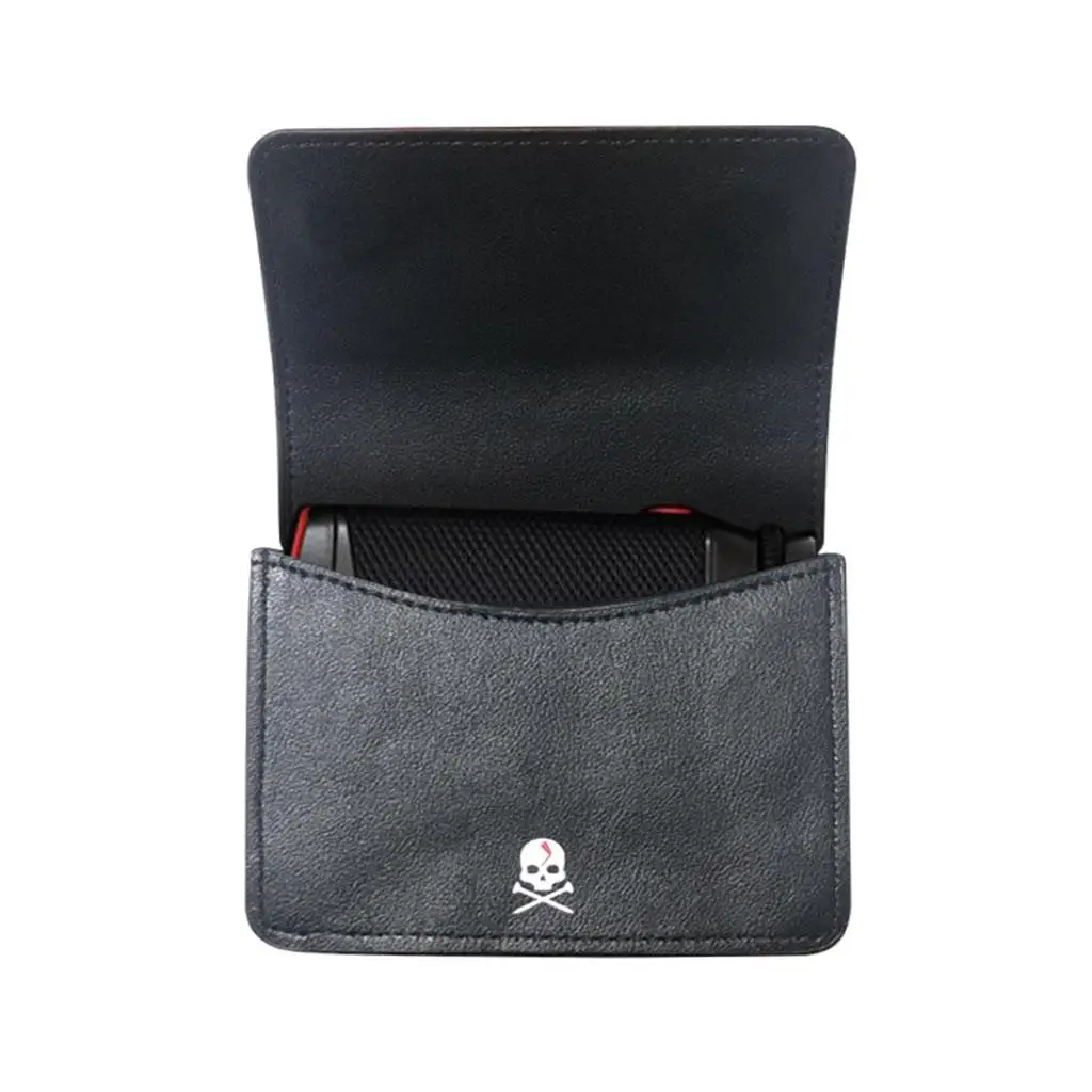 Portable Golf Range Finder Case PU Leather Waterproof Pouch with Magnet Closure for Golf Rounds