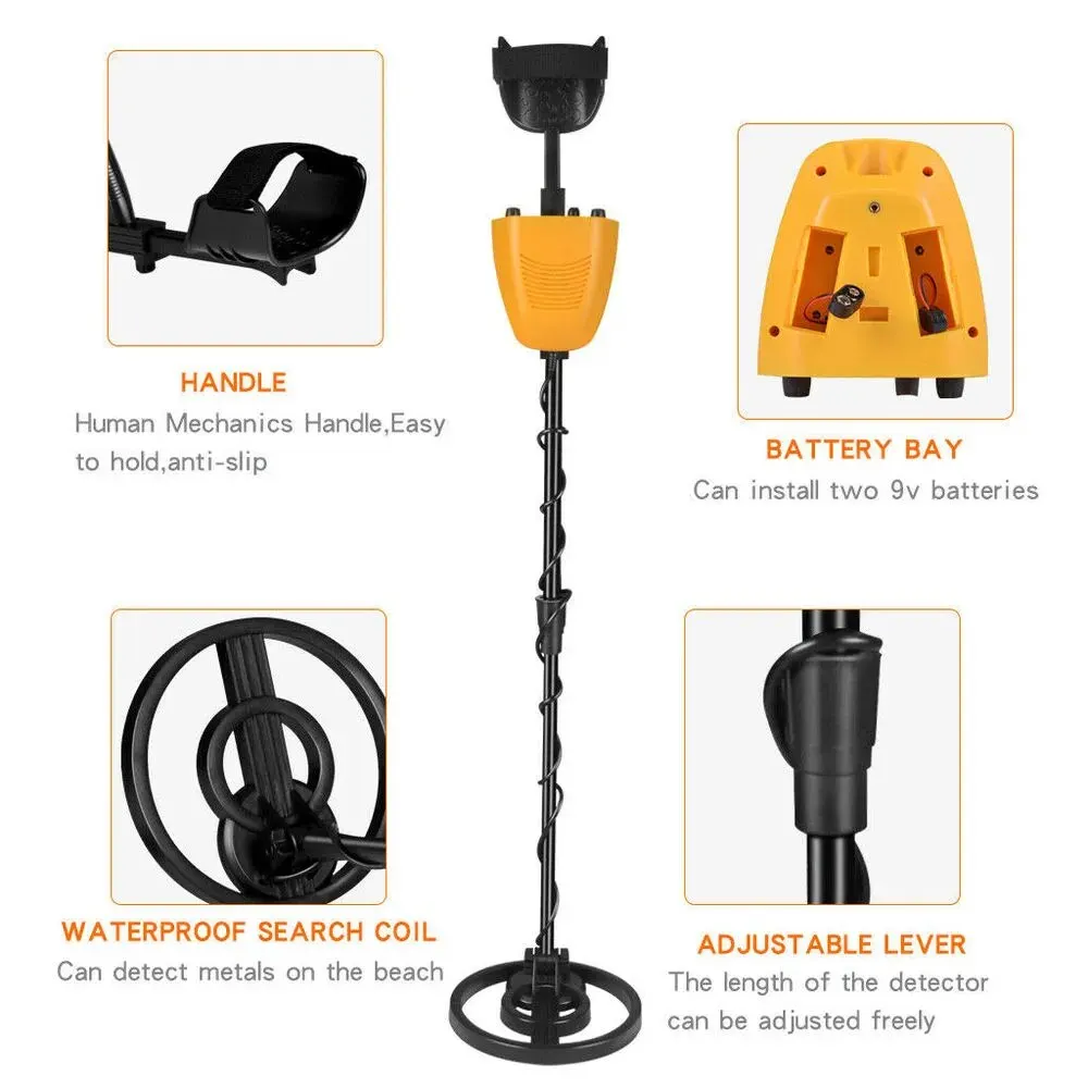 MD-5090 Metal Detector, Detection Instrument Underground Metal Detector, Metal Finder,Gold Detector, Hunter Treasure Gold Digger