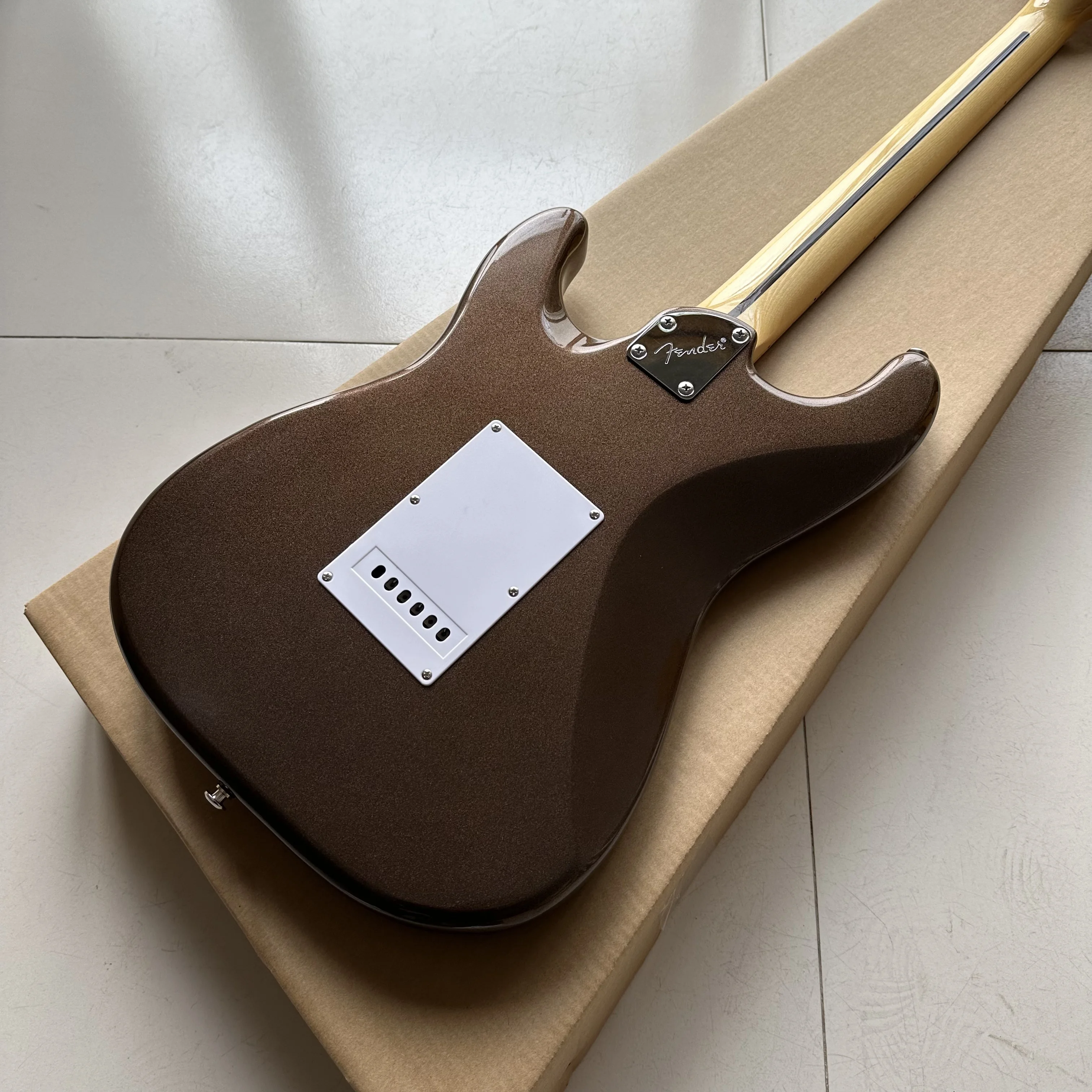 حار بيع ST الشمبانيا الذهب الغيتار الكهربائي سبائك الألومنيوم بيكجوارد ، التسليم السريع #5