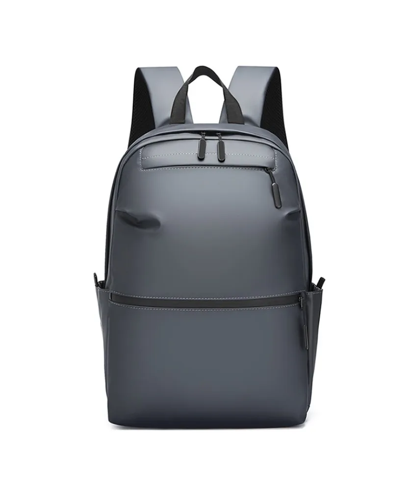 

Simple and stylish backpack Large capacity trendy leather film Laptop bag College student casual backpack