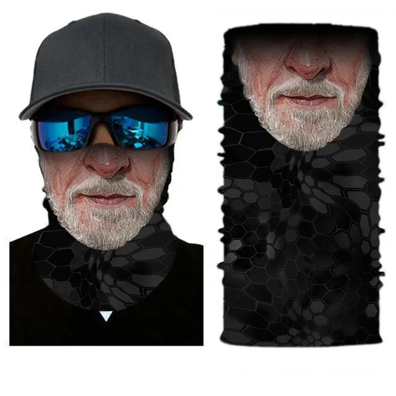 Braga Cuello Bandana Balaclava Foulard Moto Muslim Wrap Scarf Men Scarves Shemagh Military Tactical Mask Women Neck Gaiter