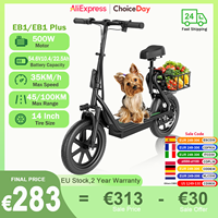 AOVOPRO EB1/EB1 PLUS 500W Electric Scooter 54.6V10.4Ah/22.5Ah Large Capacity Battery 45/100KM Long Range 35km/h 14Inch EScooter