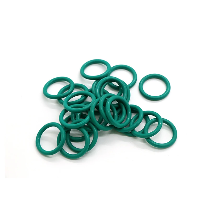 FKM Green Fluorine Rubber O-Ring OD8-70mm Thickness CS2.4/3.1/3.5mm O-Rings Sealing Gasket Oil Resistant Acid & Alkali Resistant image 5