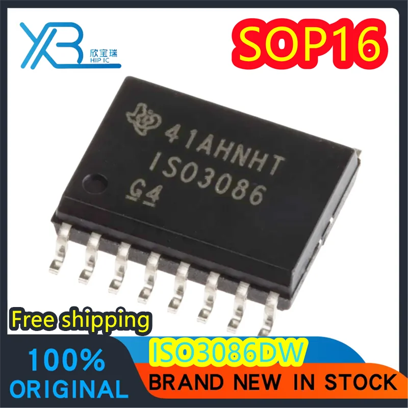 

(5/50 pieces) ISO3086DWR ISO3086 SOP16 3.3V RS-485/RS-422 transceiver IC chip new peed hair wholesale discount Free shipping
