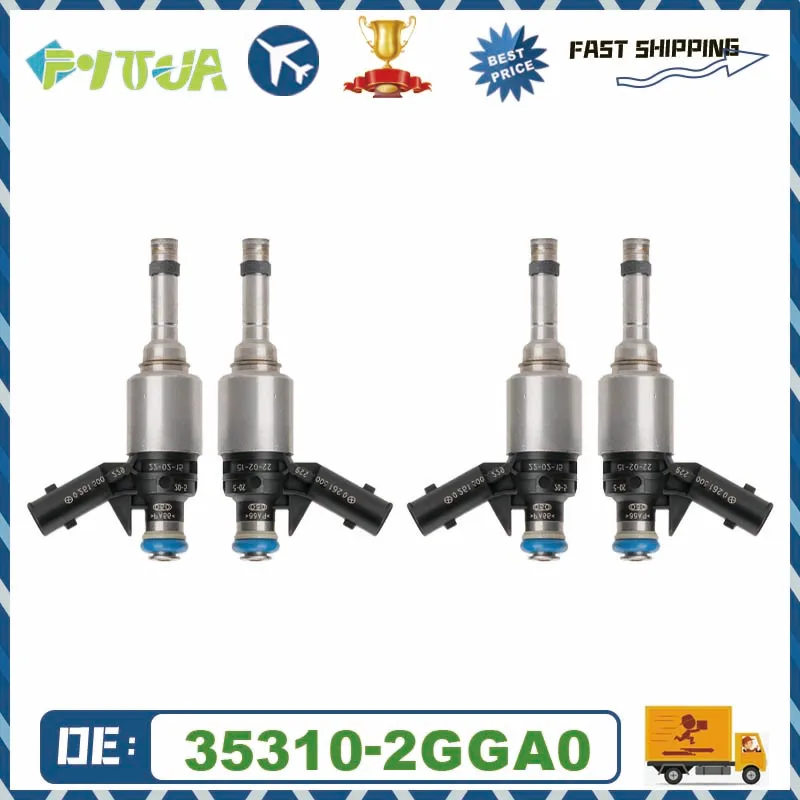 

4pcs fuel Injector 35310-2GGA0 For Hyundai Sonata 2.4L 2015-2017 for Kia Sorento 2.4L 2016-2018 35310-2GGA1