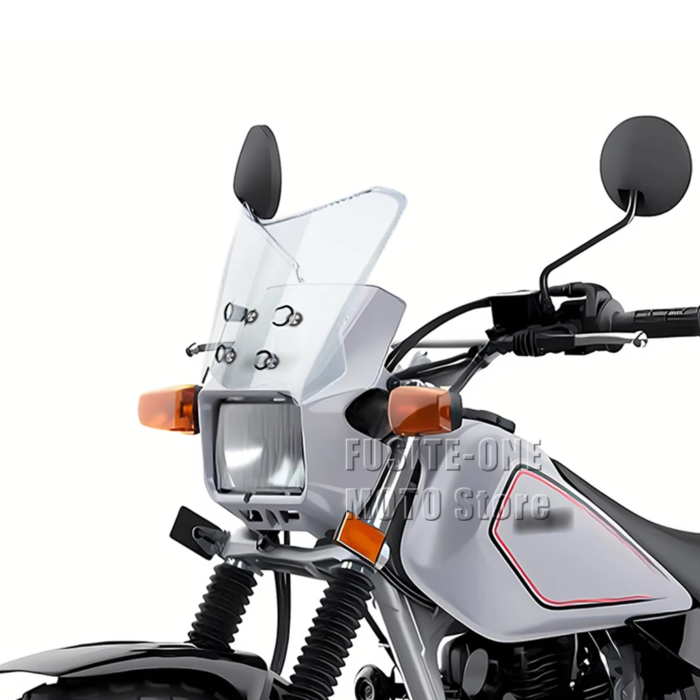 For yamaha PW50 PW80 TW200 PW 50 80 motorcycle adventure windshield extension style Windscreen Wind Deflector Screen