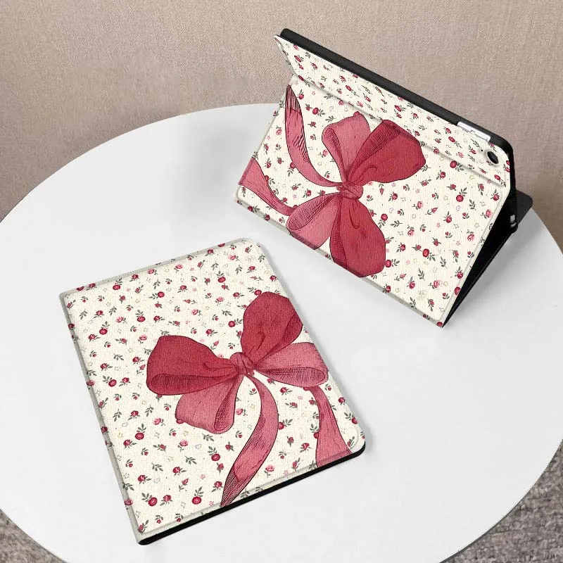

Floral Bowknot Pattern For Samsung Galaxy Tab A7 A9 A11 S6 A A8 Lite Plus 2025 10.4 10.5 10.1 Inch Tablet Case