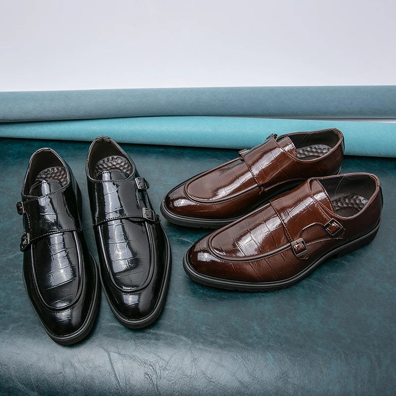 

Деловая мужская кожаная обувь. Минималистичный формальный стиль. Офисная и работа для взрослых. Мода на открытом воздухе. Уличная мода 38-46. Классическая горячая распродажа.