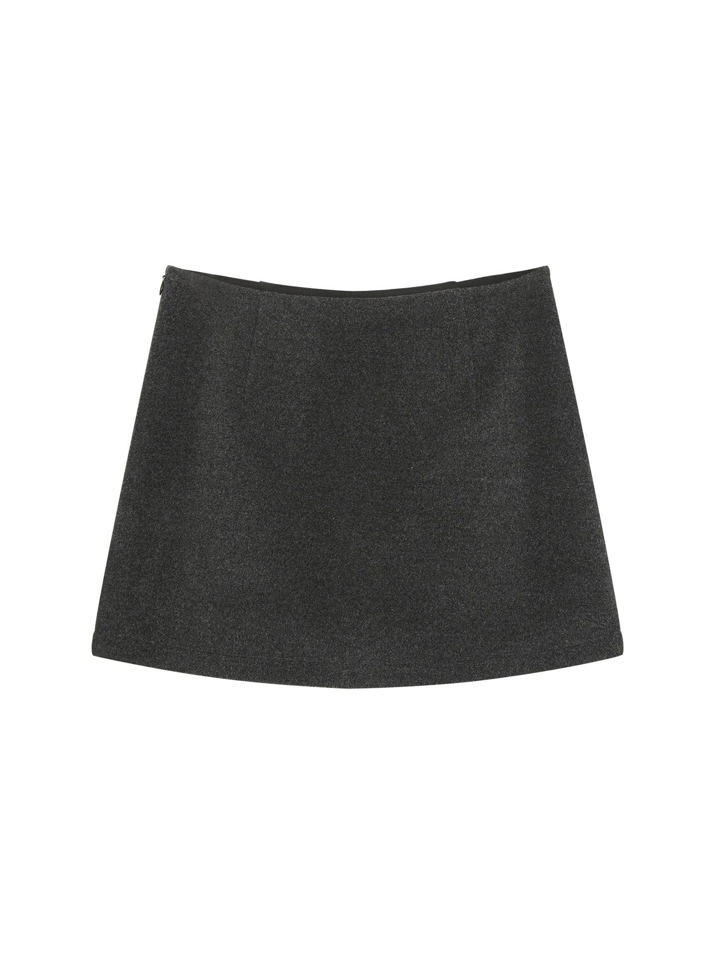 

ay шерстяная юбка трапециевидной формы, женская осенне-зимняя новая облегающая юбка с низкой талией, простая смесь полиэстера