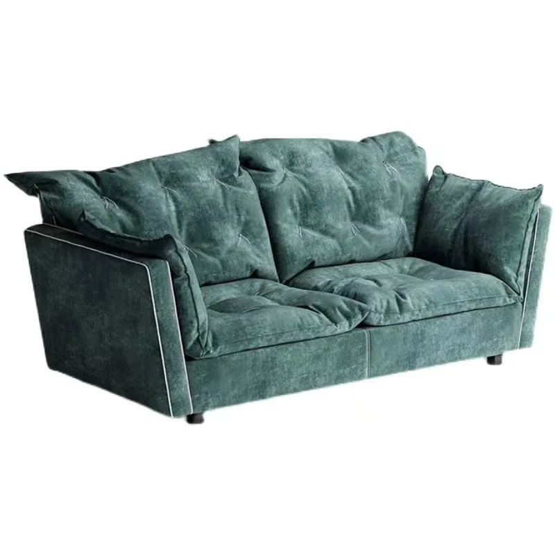 

Cloud sofa down super soft living room matte cloth straight row