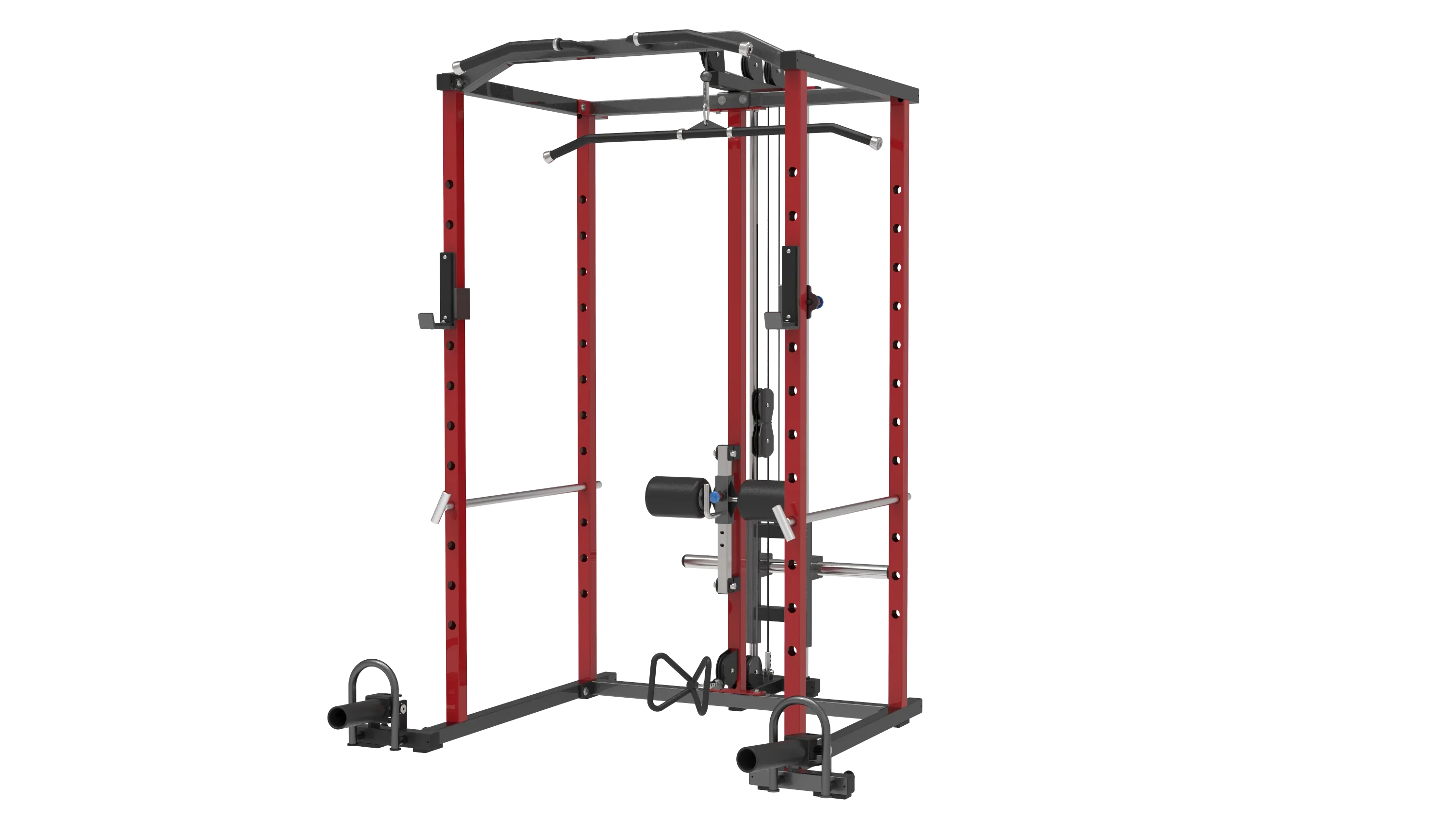 Strength Training Gym Fitness Sets Squat Rack Integrated Trainer Power Rack Smith Machine