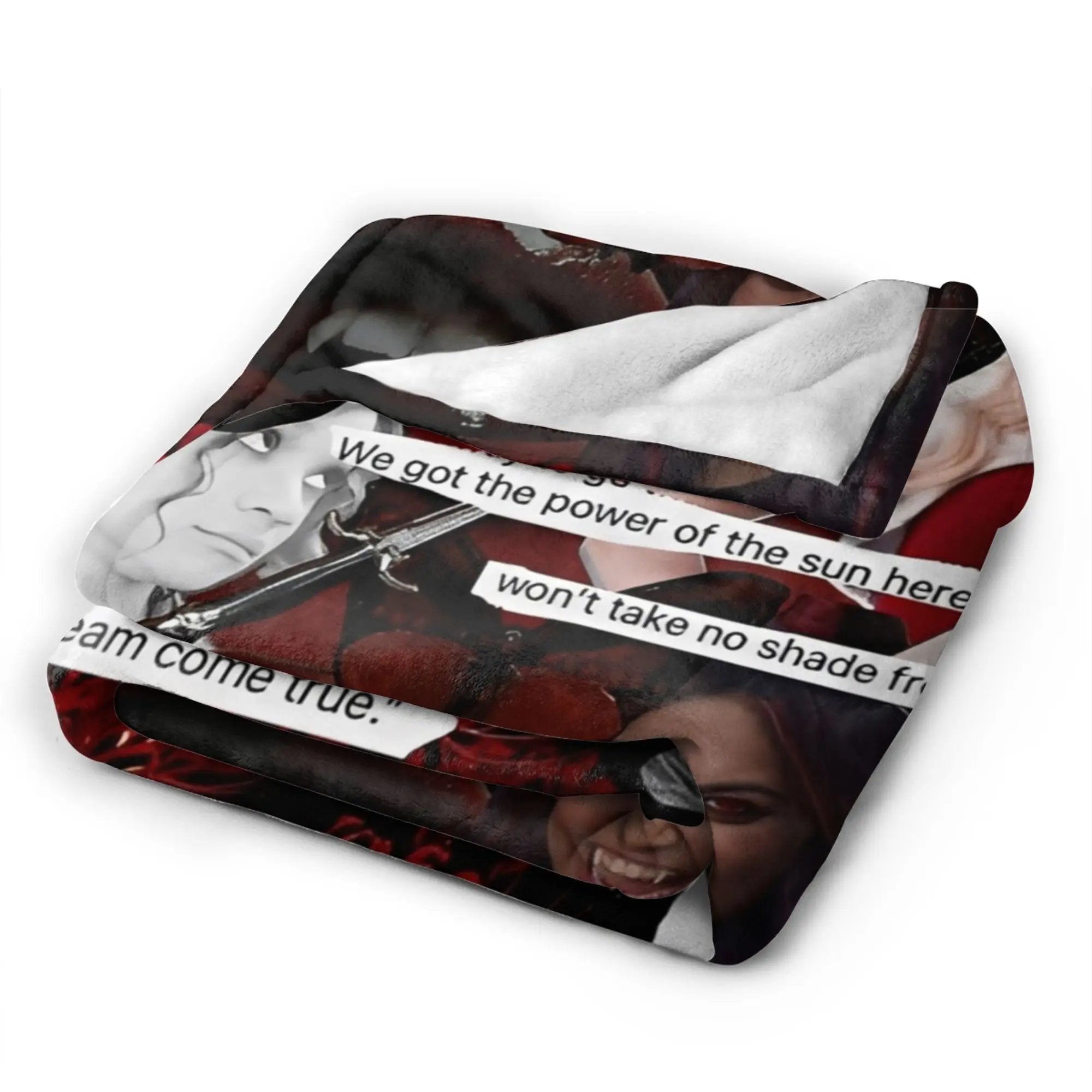 الكسالى 4 فجر مصاصي الدماء غطاء بطانية الصوف نوفا فيكتور سوبر لينة رمي بطانية للخارجية سيارة الأريكة أفخم رقيقة لحاف