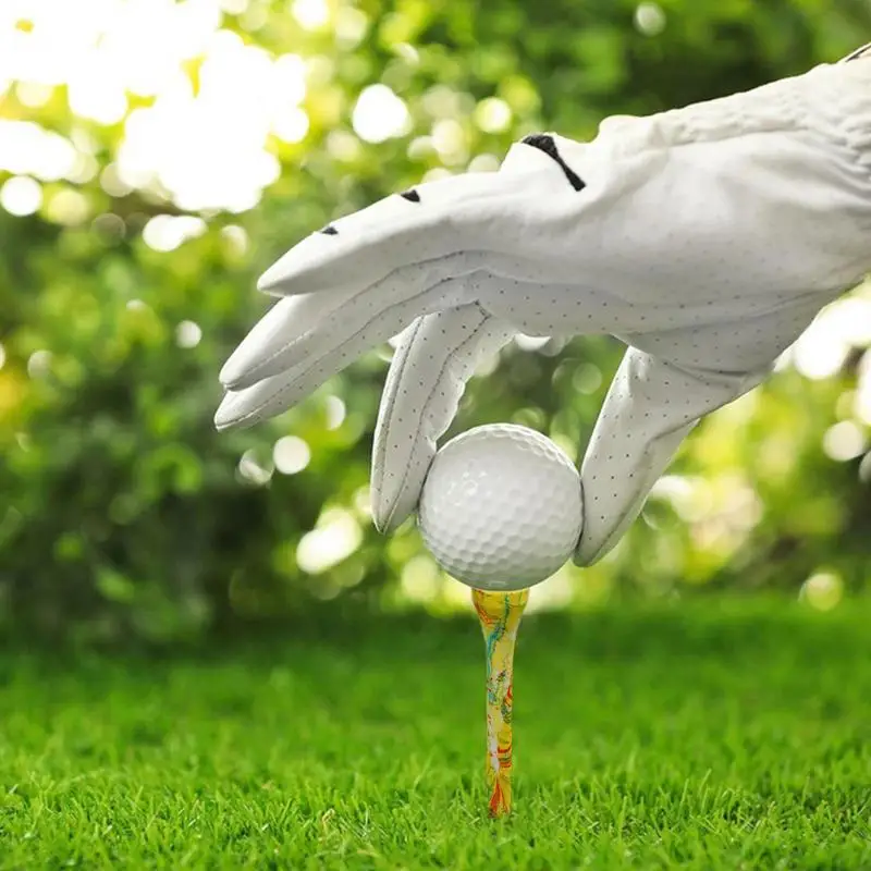 

Wooden Golf Tees Portable Golf Training Tee 50 Pieces Golfer Ball Support Supplies Swing Training Accessories For Men Women