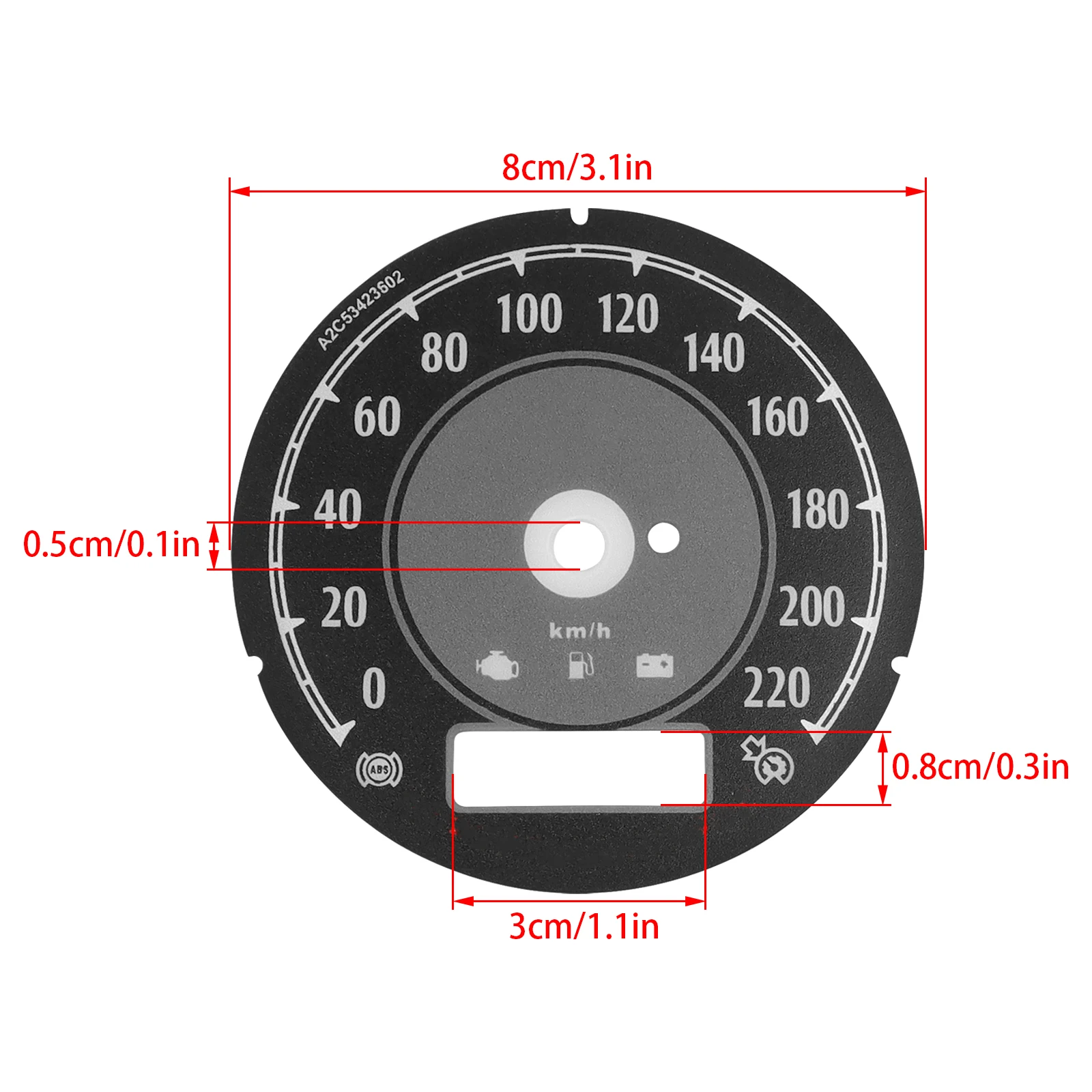 Compatible with Harley Sportster XL 1200 XL883 XL1200 XL883N X48 72 Speedometer Scratch Cluster Screen Protection Film Protector