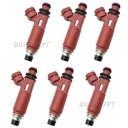 6pcs/lot Fuel Injector Nozzle For Mitsubishi Montero 3.5L V6 2001 2002 OEM MD357267 195500-3970 1955003970