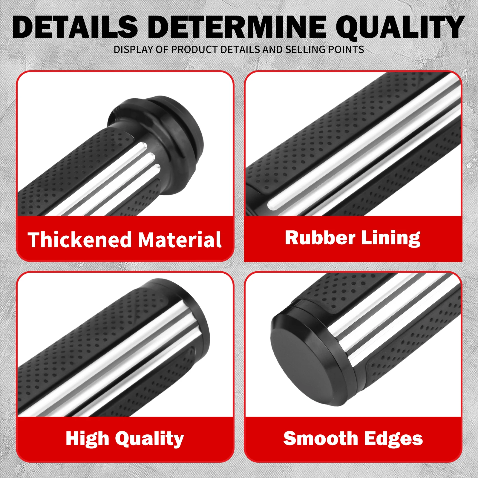 Motorcycle 1'' 25mm Electronic Throttle Handle Bar Hand Grips Handle Grip CNC For Harley Touring Electra Glide Softail Fat Boy
