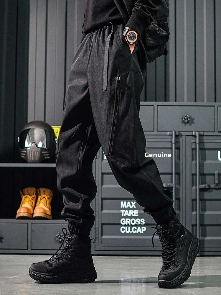 

Мужские повседневные брюки свободного покроя Harlem Sle, Новое осеннее поступление, брюки для рабочей одежды Bla, молодежные брюки Dync Faion из полиэфирного волокна