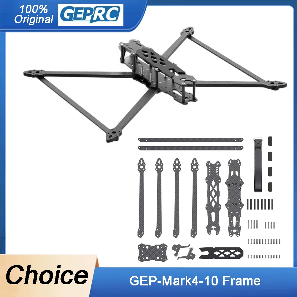 

GEPRC GEP-Mark4-10 Frame H Version-428MM Рама квадрокоптера FPV дальнего действия для радиоуправляемого гоночного дрона DIY в сборе Высокопрочная Airfra