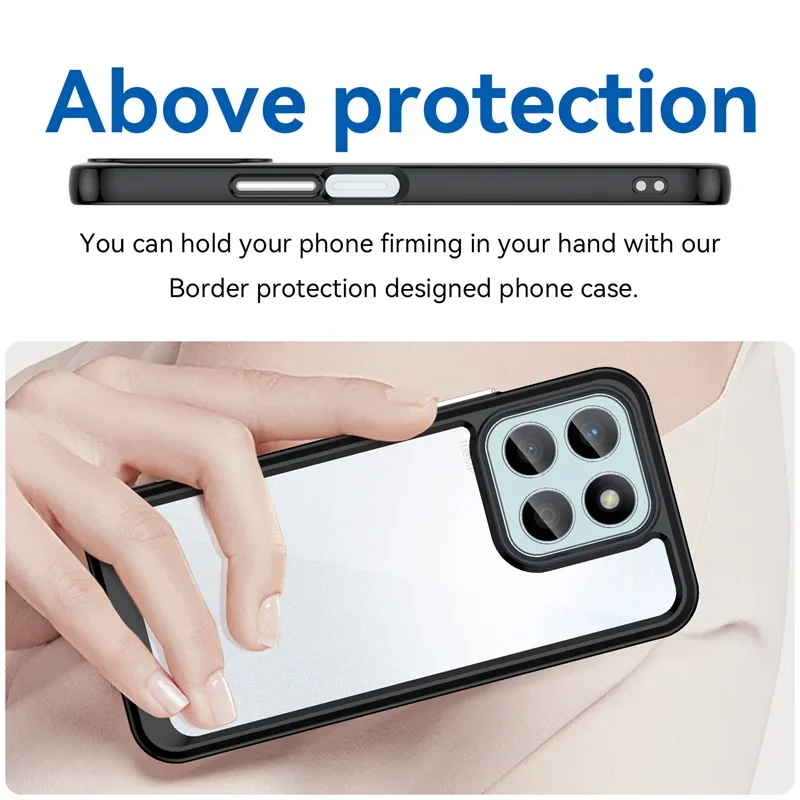 Transparent Colorful TPU Case for Honor 200 Lite 90 Smart 70 Magic 6 Pro X9B X7B X8B X8A Protective Cover Fundas Coque Capa