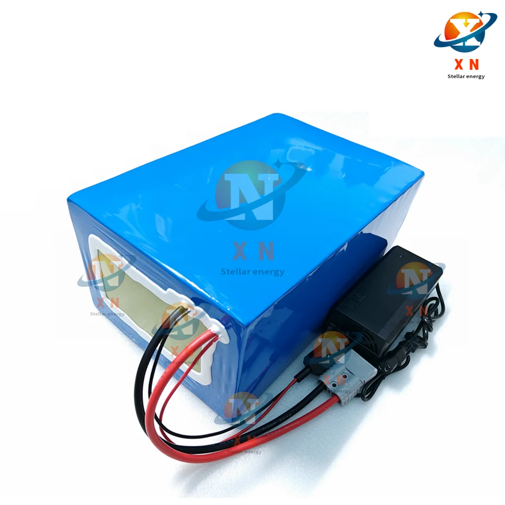 Lithium 48V 80AH lifepo4 48V 60Ahbattery 48V 70Ah Rechargeable for 3500w scooter bike Solar motorcycle vehicle + 10A Charger