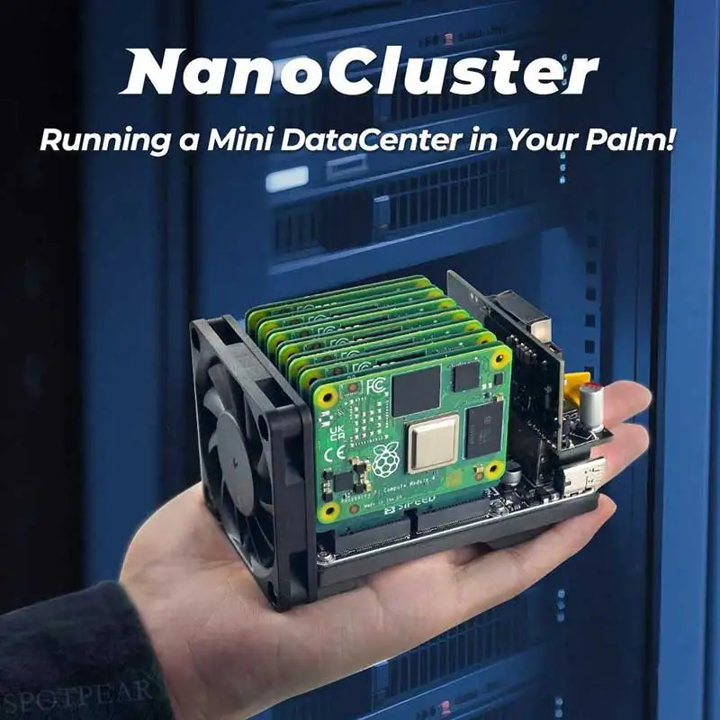 Sipeed NanoCluster Mini Cluster Board مركز بيانات صغير لـ Raspberry Pi CM45 / Computer /LM3H /M4N