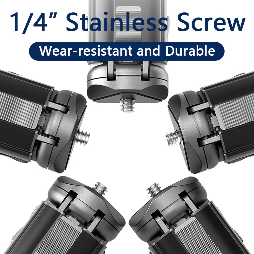 AMagisn-Trépied de perche à selfie en métal, poignée pour Insta360, Bery DJI OSMO Gopro Fore13, 12, 11, 10, 9, accessoires de caméra d'action