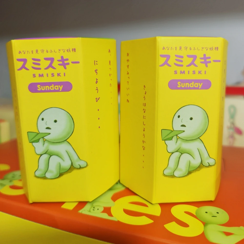 Sonny Angel Mini Figure Smiski Birthday Sunday Living Yoga Work Bath Hippers Moving Series Mystery Surprise Blind Box Toys Gifts