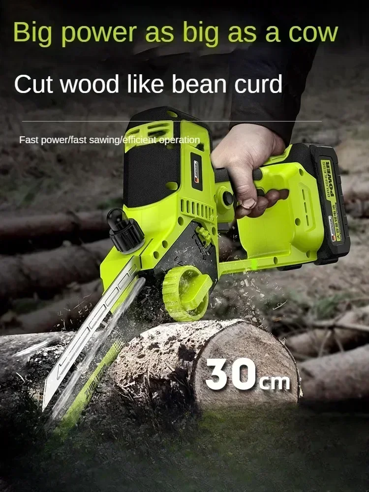 Powerful Electric Saw with Long-Lasting Lithium Battery Capacity, Ideal for Woodcutting