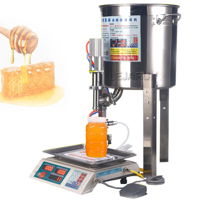 Semi Automatic Honey Canning Machine Yogurt Milk Canning Machine Viscous Liquid Quantitative Filling Machine