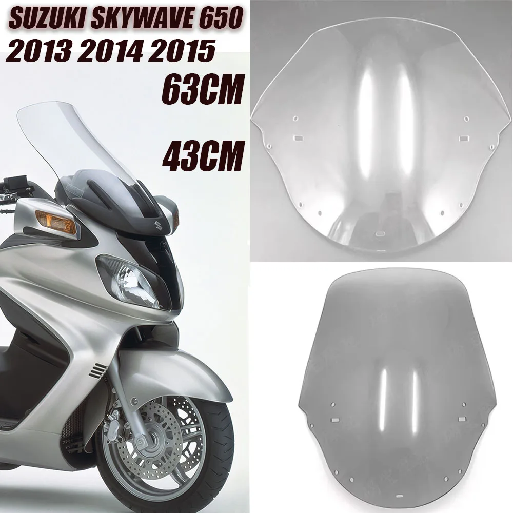 

Motorcycle Windshield Suitable For Suzuki Skywave 650 Skywave650 2013 2014 2015 Visor Deflector Windshield Modified Accessories