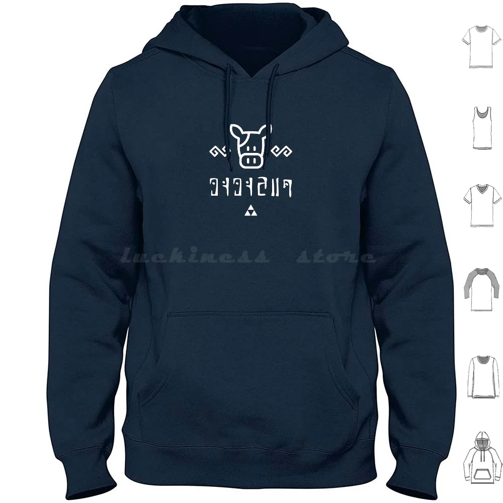 Lon Lon Milk – Modern Hylian Hoodie cotton Long Sleeve Hyrule Legend Of Cow Ocarina Of Time Game The Legend Of Video Game Oot