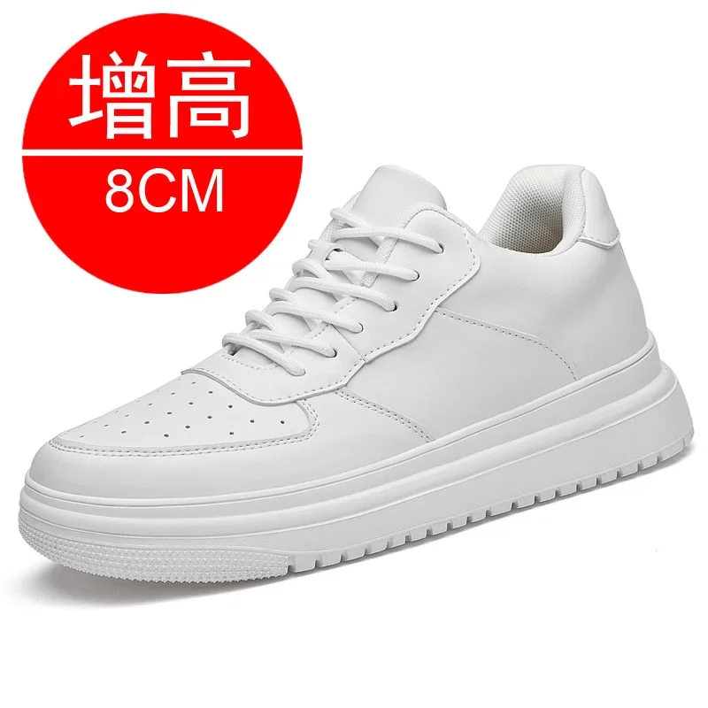 

New Elevator Shoes Men Sneakers Summer Hidden Heels Heightening Shoes For Male Wedges Insole 6CM 8CM 10CM Casual Height Shoes