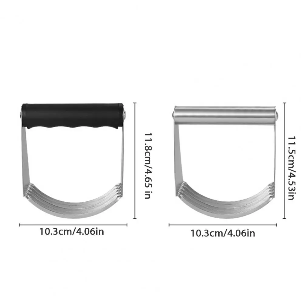 خلاط دقيق مع قبضة ناعمة مجموعة قطع المعجنات الاحترافية المصنوعة من الفولاذ المقاوم للصدأ لخبز العجين شديد التحمل لسهولة الخبازين