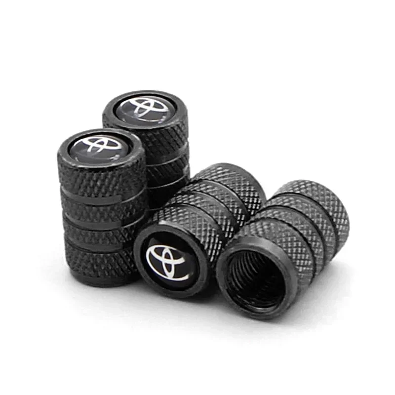 Tapas Decorativas para Válvulas de Neumáticos, a Prueba de Polvo, para Toyota RAV4, Corolla, Camry, Frontier, Supra, C-HR, Hilux, Tacoma, Prado