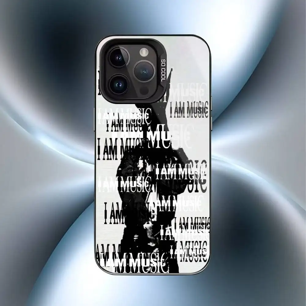 I AM MUSIC Playboi C-Carti Phone Case For iPhone17,16,15,14,13,12,11 Plus,Pro Max Black Candy Matte Shockproof Cover