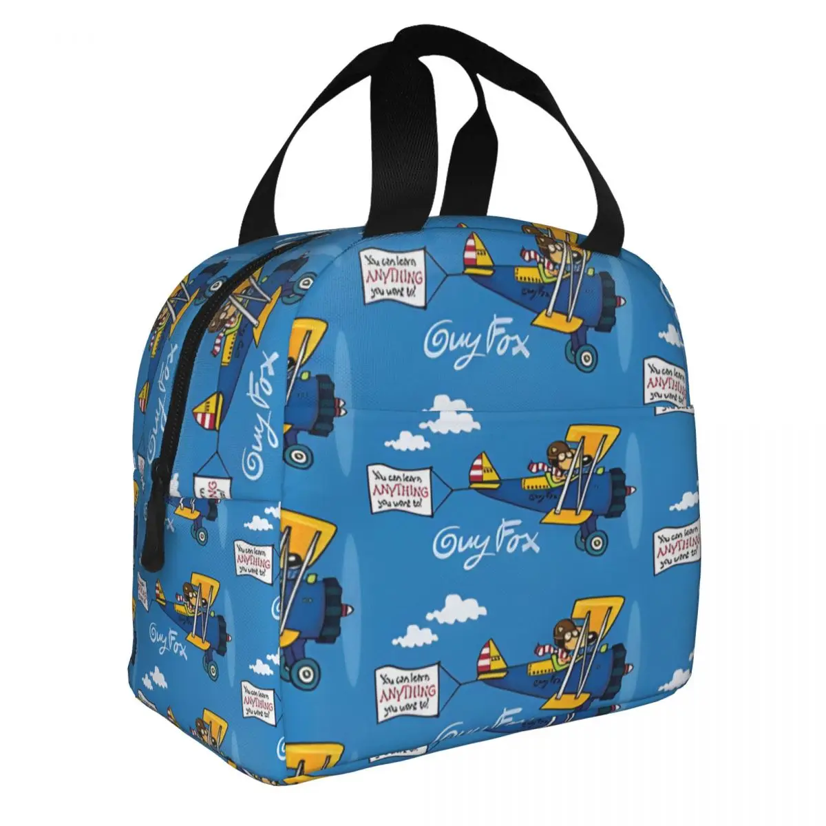 Ladies Lunch Bag I Love Flying Fashion G-Guy Foxs Aluminum Foil Insulation Picnic Storage For Lunch