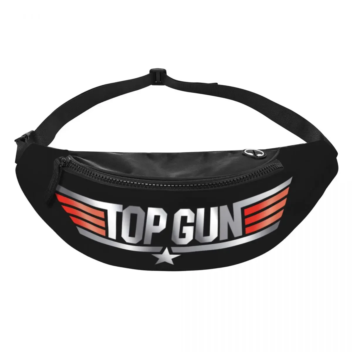 Personalized Tom Cruise Maverick Film Top Gun Fanny Pack for Women Fashion Crossbody Waist Bag Travel Hiking Phone Money Pouch