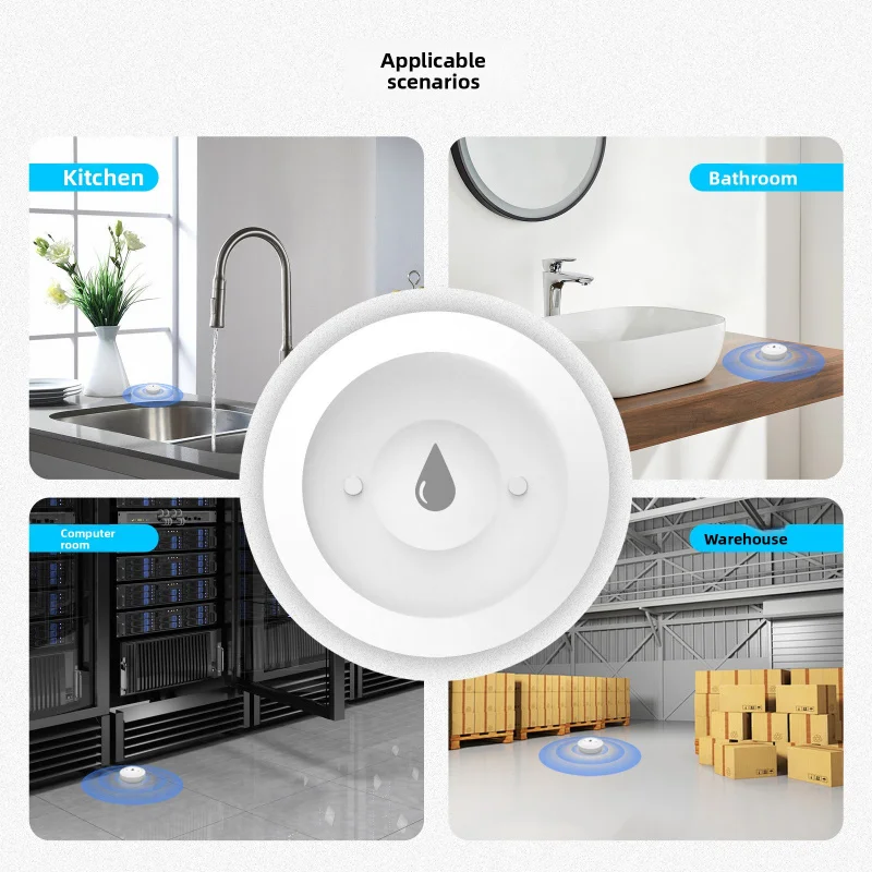 MOES Tuya Zigbee Wasserleckalarm: Intelligenter Sensor, App-Fernsteuerung für Smart Home