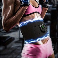 Waist Massager Portable USB Charging Shaper Electric Arm Hip Leg Trainer Body Shaping Belt Fitness Massager