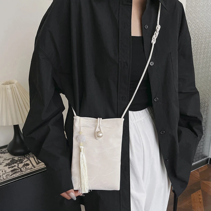 

2025 New Chinese Style Mobile Phone Small Bag, Women's Single Shoulder Crossbody Bag Key Bag Bolsos Para Mujer