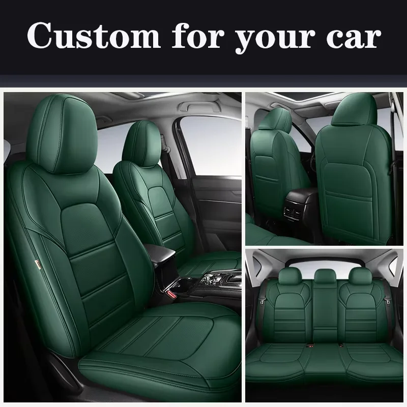 PU Leather Custom Fit Car Seat Covers For BMW E91 E92 X1 F48 E84 F31 E90 i3 ix3 i5 E39 F11 F10 Luxury Auto Interior Accessories