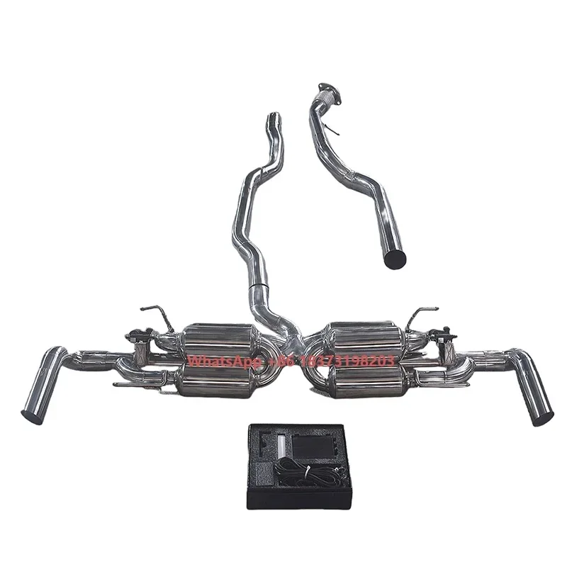 New Style High Performance Valved Catback Exhaust Pipes for Alfa Romeo Giulia/stelvio 2.0t  Exhaust System With Remote Control