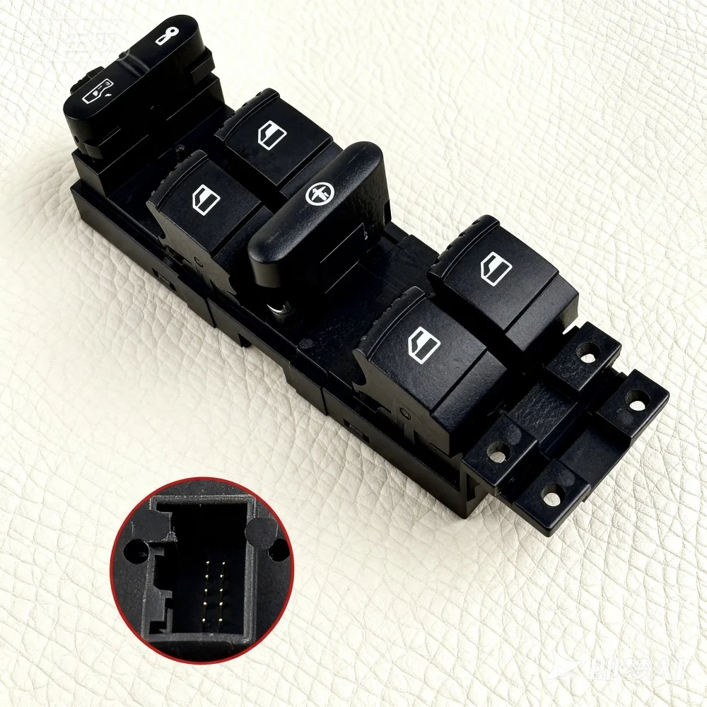 

1J4959857A 1J4959857B Master Power Window Switch Compatible with V-W Golf MK4 Bora Seat Skoda Octavia MK1 Fabia