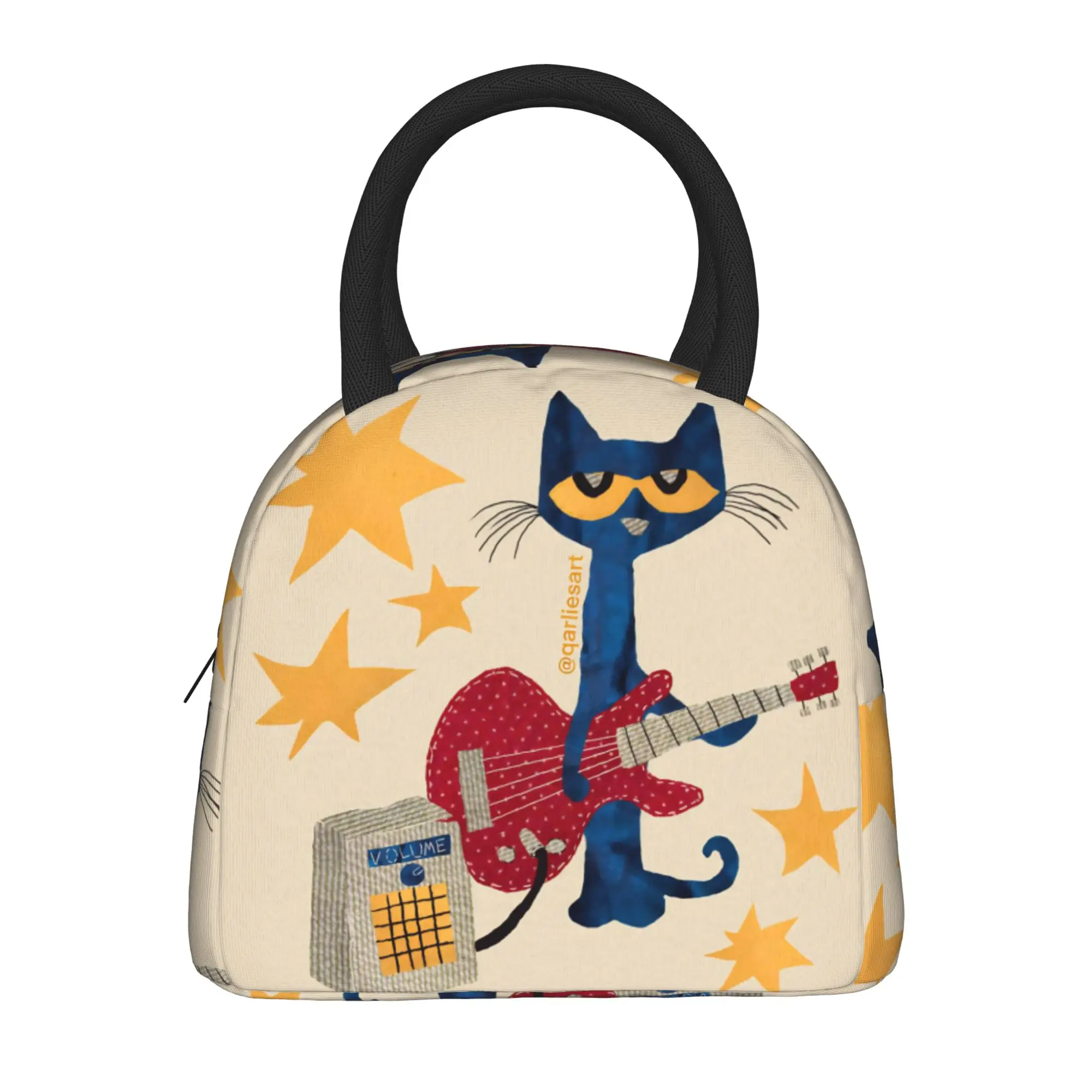 Pete The Cat Merch Insulated Lunch Bag For School Office  Food Storage Bag Leakproof Cooler Thermal Lunch Box