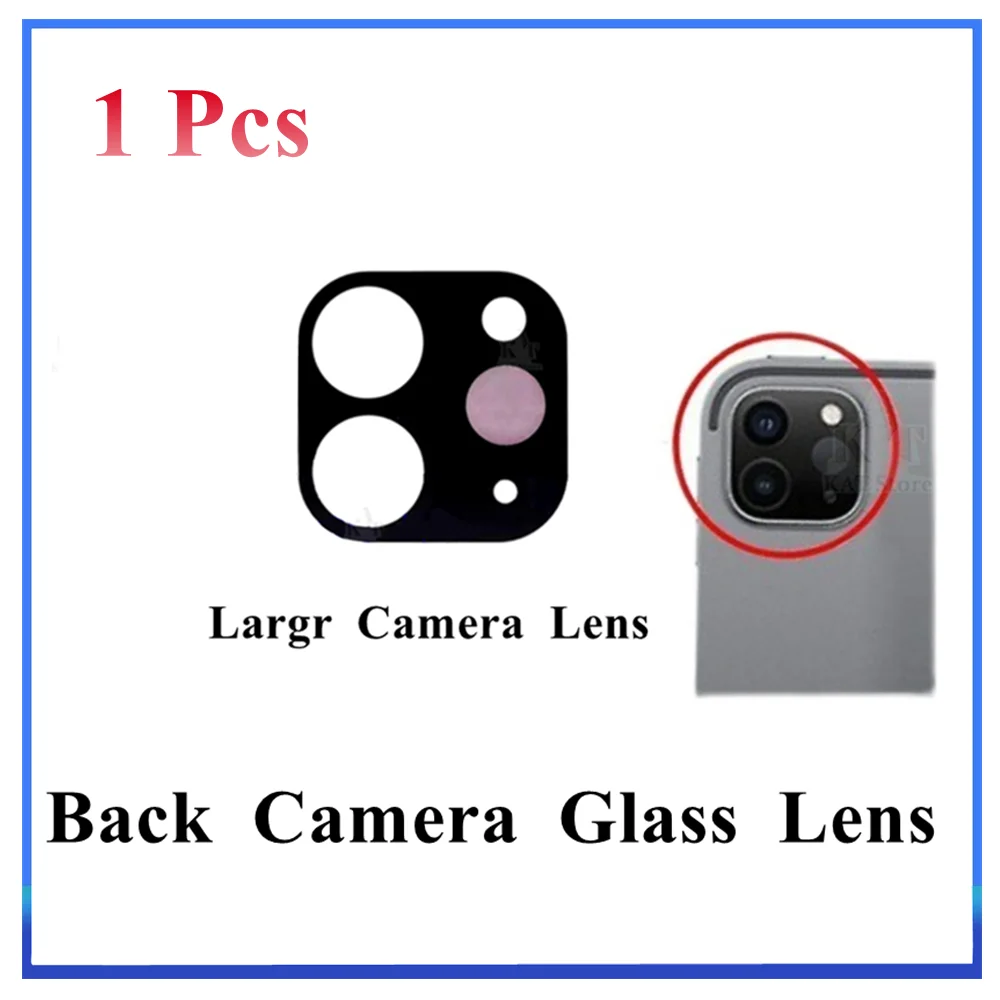 1Pcs Back Camera Glass Lens Without Frame Cover Adhesive for Ipad Pro 11 Inch 2022 4th Gen Rear Camera Lens Replacement Parts