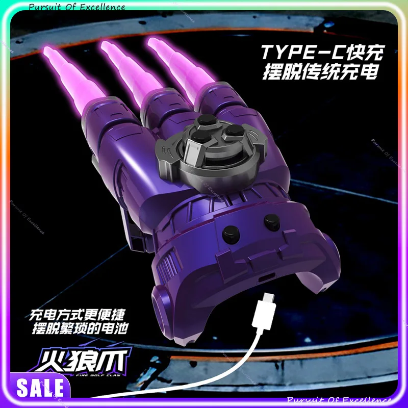 In Stock Newest Light-Up Wolf Claw Retractable Laser Sword Toy | Flint & Glowing Effects Perfect Holiday Surprise Gift for Boys